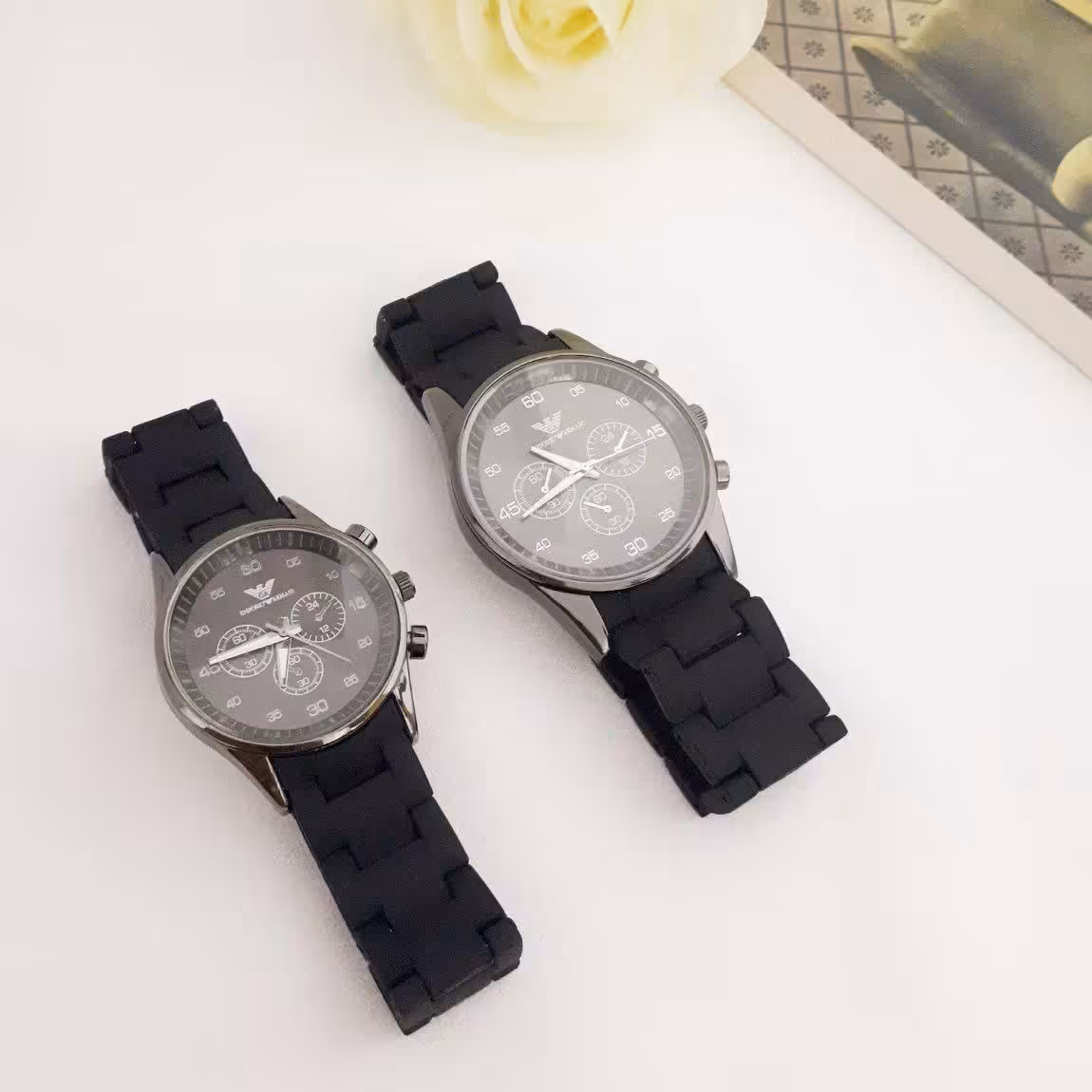 ساعت ست کد11025 امپریو آرمانی.تکی هم فروخته میشود.طرح سه موتوره.قیمت یک عدد