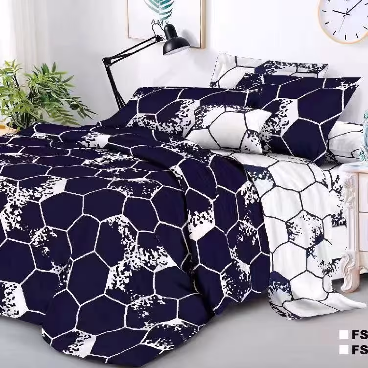 سرویس روتختی دونفره دورو طرح دار 6 تیکه با الیاف 400گرمی