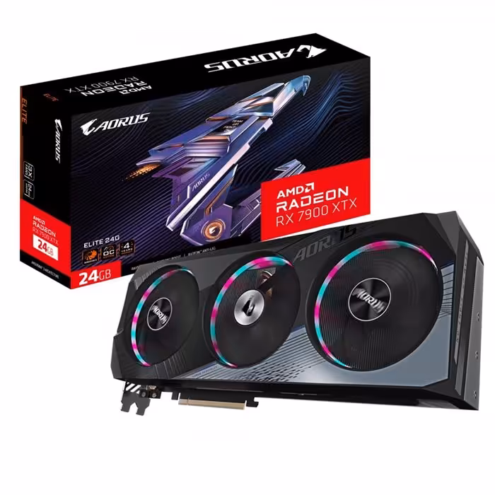کارت گرافیک گیگابایت GIGABYTE AORUS Radeon RX7900 XTX Elite 24G