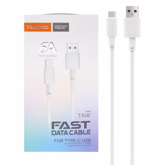 کابل تبدیل USB به USB-C ترانیو مدل T-S14C طول 1متر