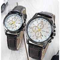 ست ساعت مچی سیتیزن CITIZEN طرح 3 موتوره مدل 1358 دارای جعبه و باطری اضافه