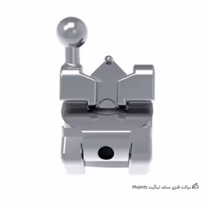 براکت فلزی سلف لیگیت Osstem Majesty -استنلس استیل														Osstem Majesty Metal self-Ligating bracket
