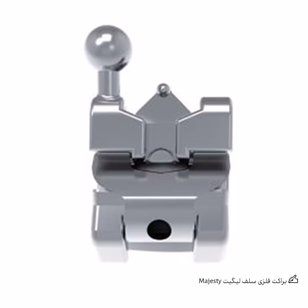 براکت فلزی سلف لیگیت Osstem Majesty -استنلس استیل														Osstem Majesty Metal self-Ligating bracket