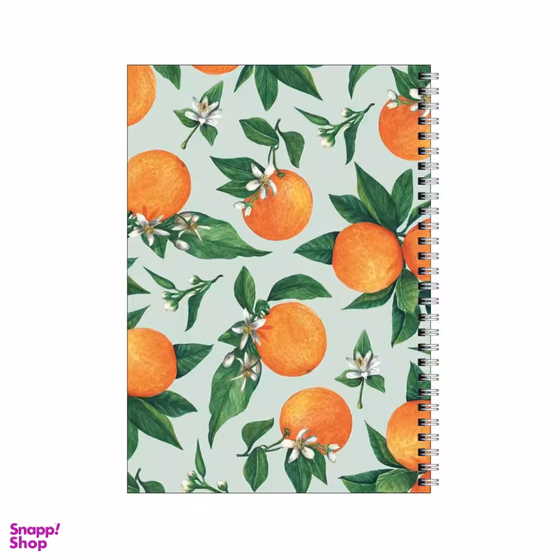 دفتر مشق 80 برگ بامبیلیپ طرح پترن پرتقالی کد 4726822