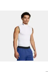 رکابی ورزشی سفید مردانه UA HG COMP ورزشکار مسخره 100 Under Armour