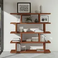 قفسه کتاب و دکوری چوبی کد B08 (مستقیم از تولیدکننده) -ارسال با باربری رایگان