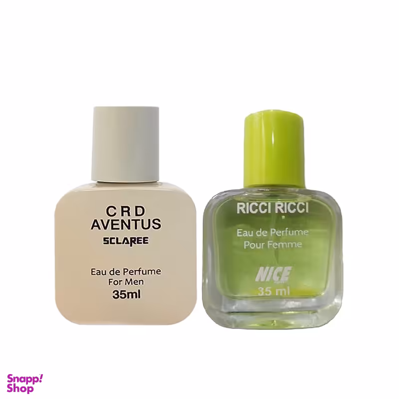 عطر جیبی اسکلاره مدل Creed Aventus به همراه عطر جیبی نایس پاپت مدل Ricci Ricci