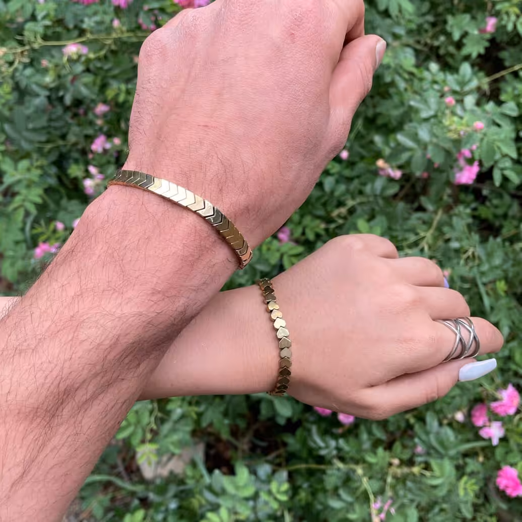 ست دستبند حدید