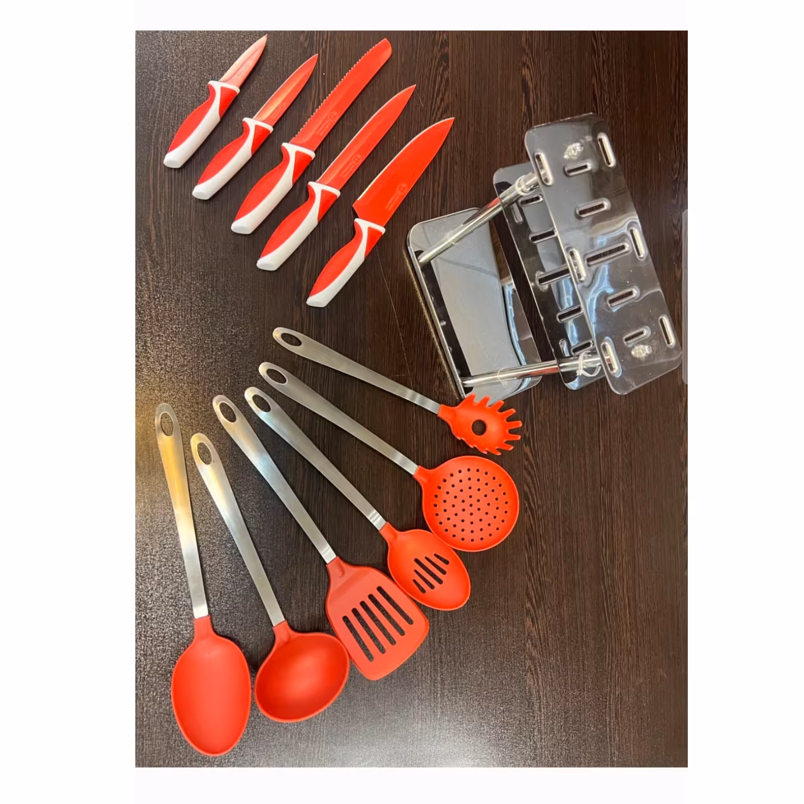 سرویس کفگیرملاقه وکارد رنگی 