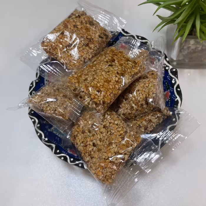 حلوا شکری کنجدی لقمه ای دزفول 500 گرمی