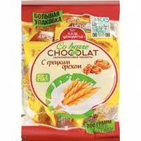 غلات بار رژیمی طعم گردو کوبار روس بسته 1 کیلوگرم