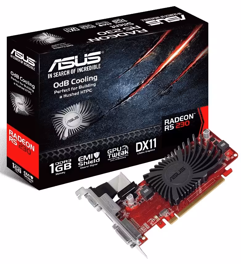 کارت گرافیک ایسوس مدل آر فایو 230 اس ال با حافظه 1 گیگابایت