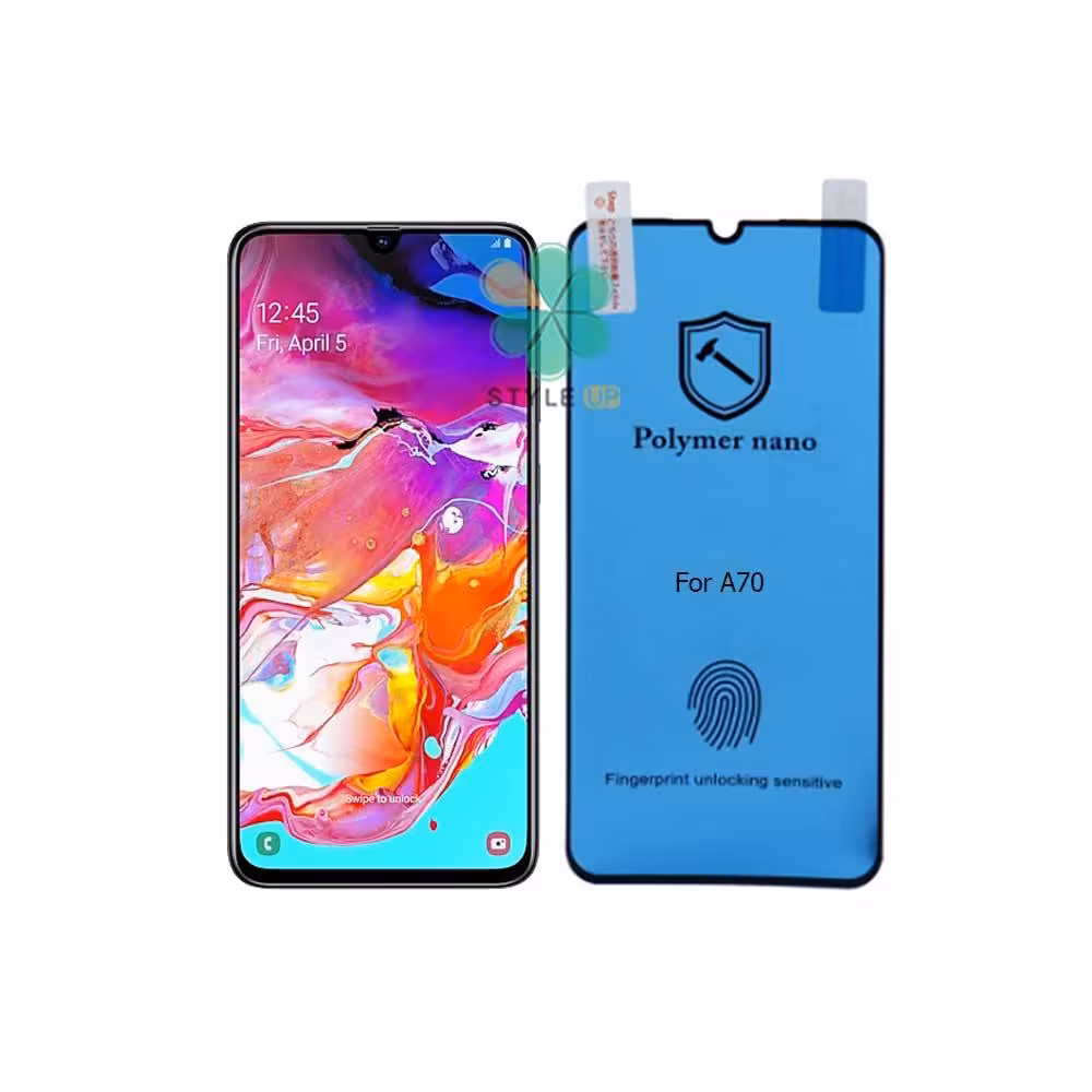 محافظ صفحه گلس گوشی سامسونگ Galaxy A70 مدل Polymer nano