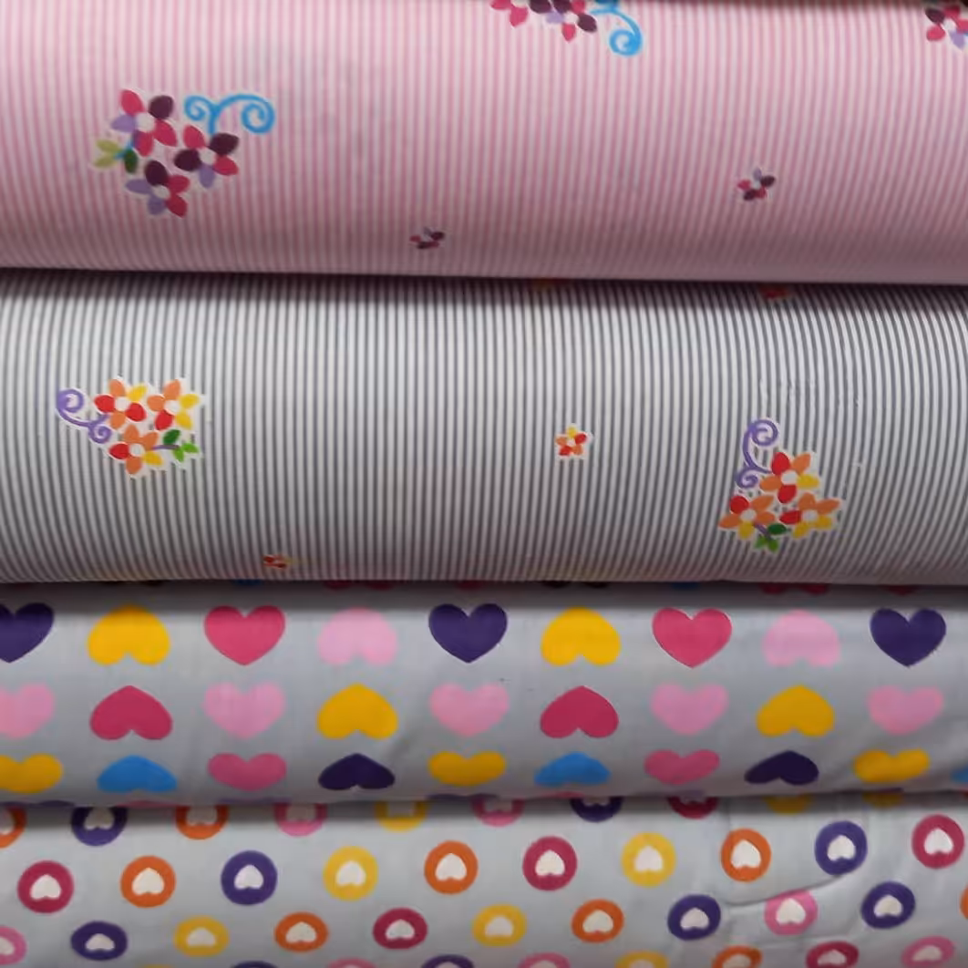 پارچه پنبه ای عرض 1.5متری مناسب تشک روبالشتی لحاف وسرویس آشپزخانه