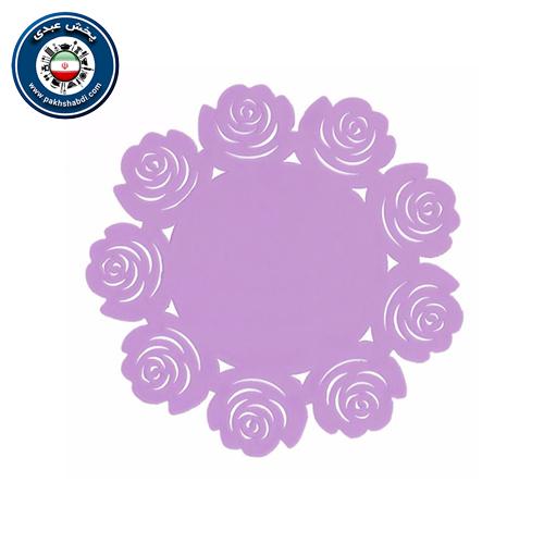 زیر لیوان طرح گل