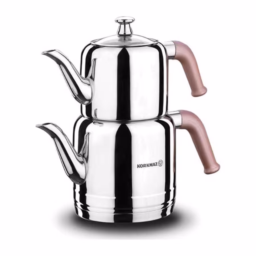 کتری و قوری کرکماز مدل RIVA RoseGold A189-01