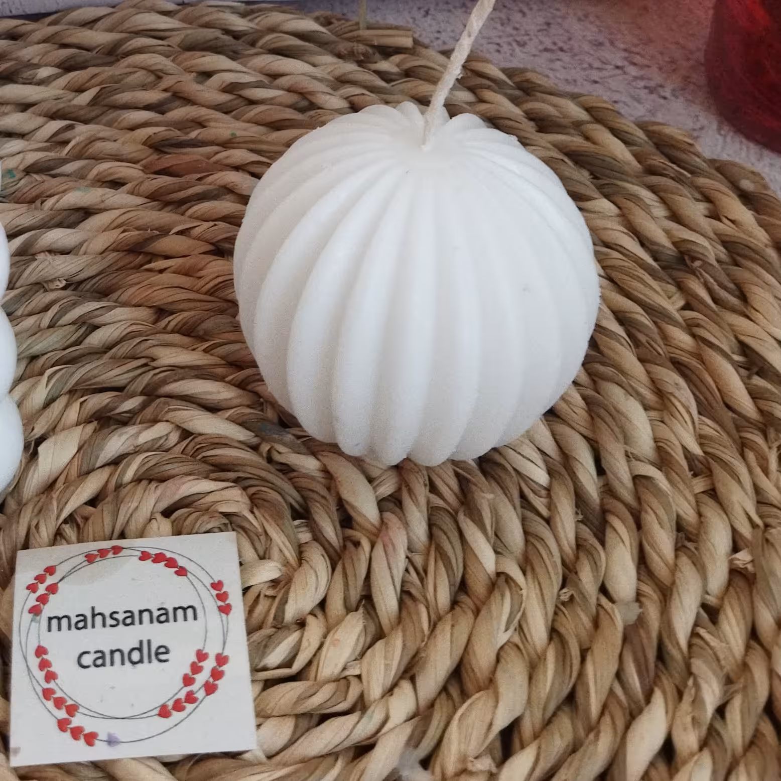 شمع گوی  شیاردار