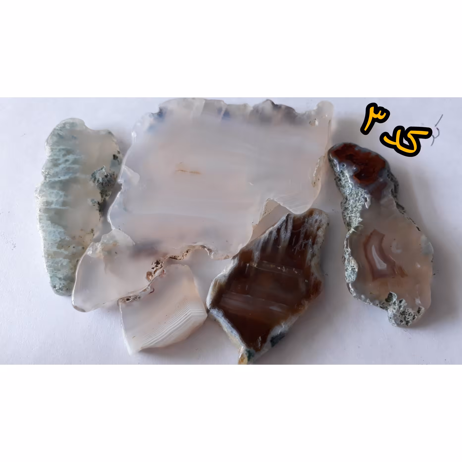 پک پنج تایی اسلایس شجر سایز های مختلف کد 3