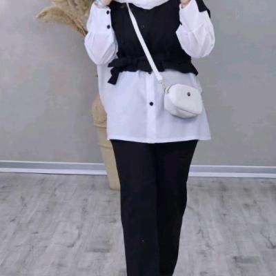مانتو اسپرت زنانه مدل ست سه تیکه پانیذ
