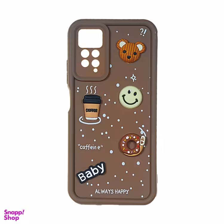 قاب گوشی موبایل مدل عروسکی برجسته کد Solid مناسب برای شیائومی Redmi Note 12 Pro 4G / 11 Pro