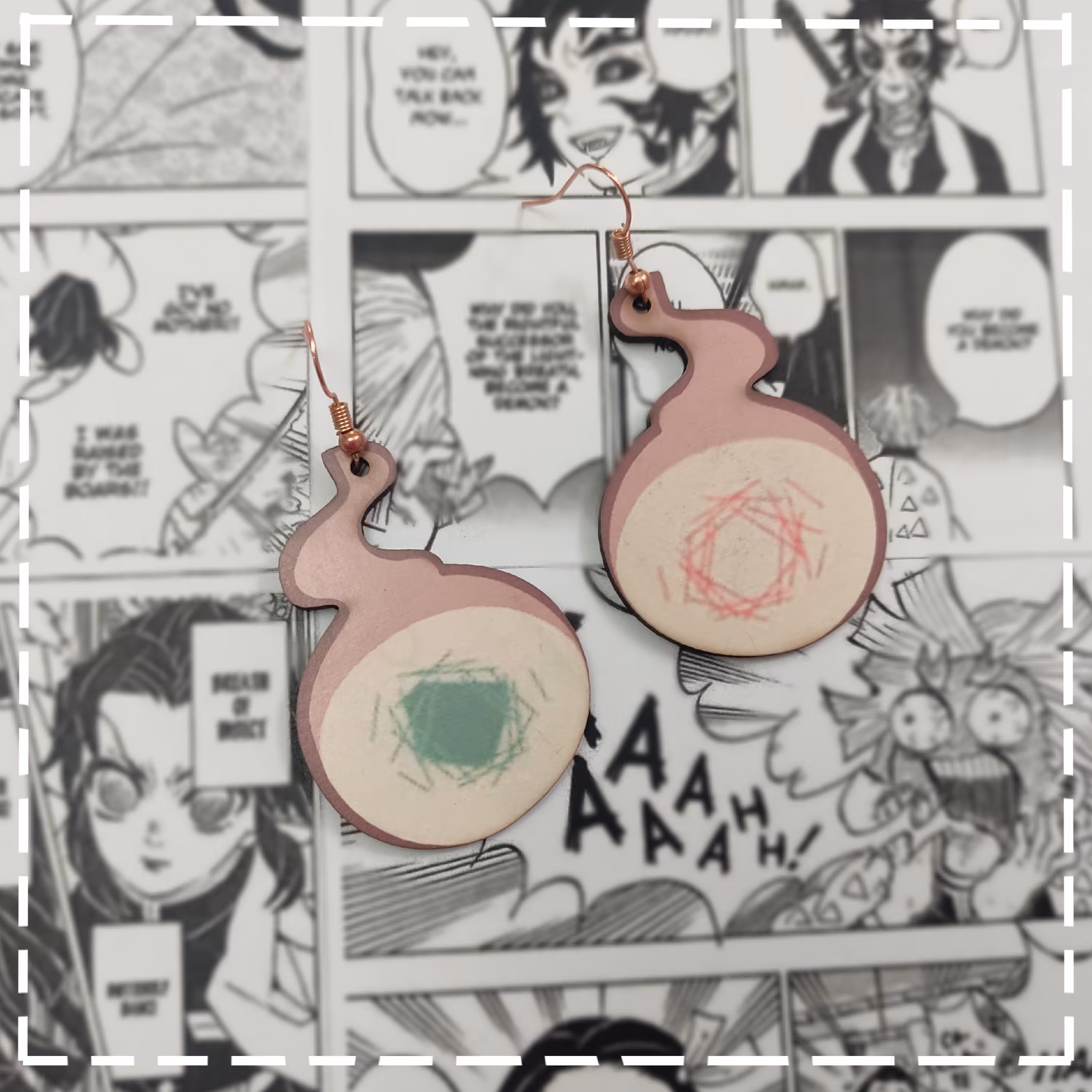 گوشواره انیمه طرح هاناکو