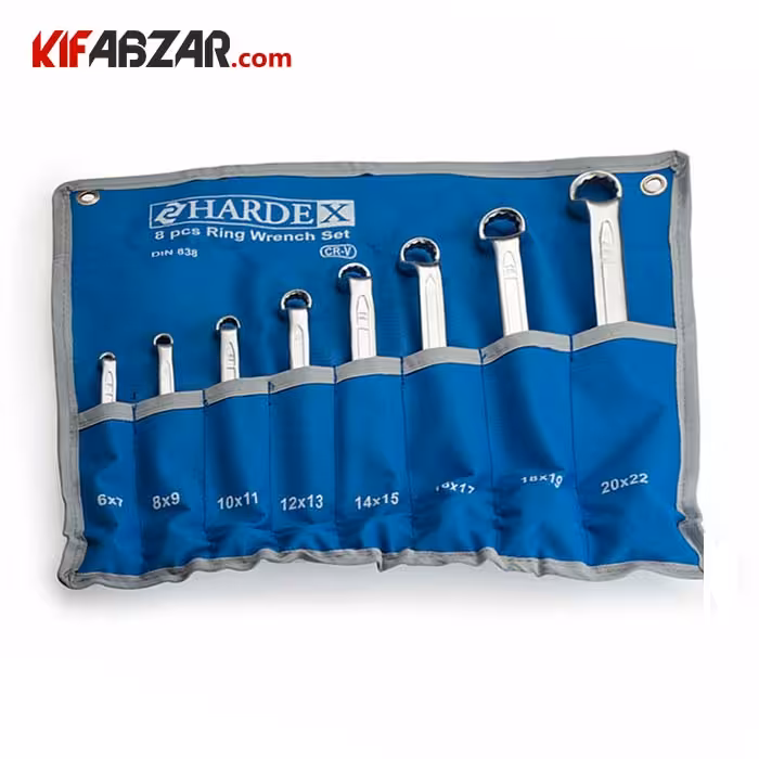 ست آچار دو سر رینگی 12 عددی هاردکس
