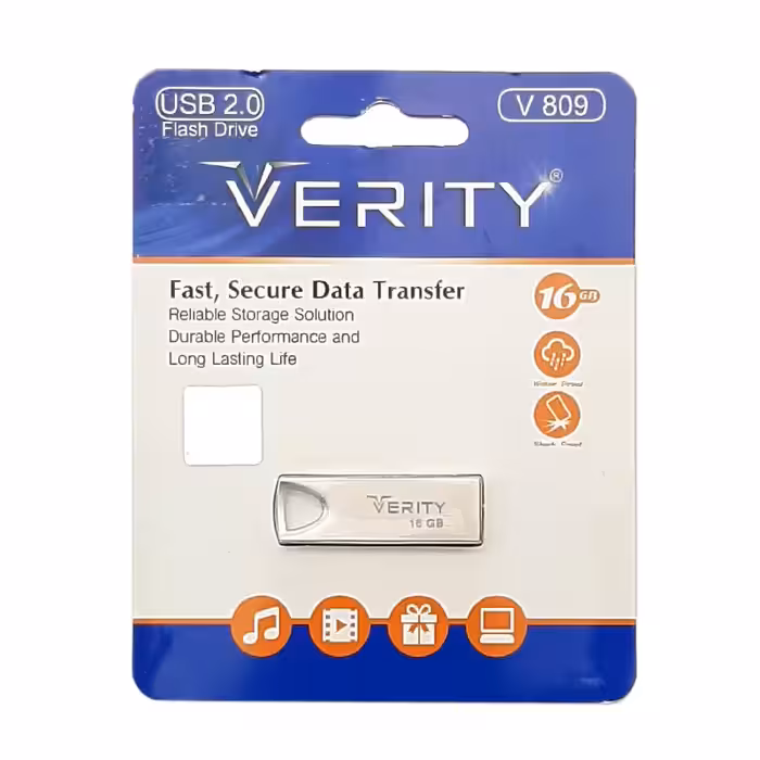 خرید فلش مموری وریتی Verity مدل V809 ظرفیت 16 گیگابایت