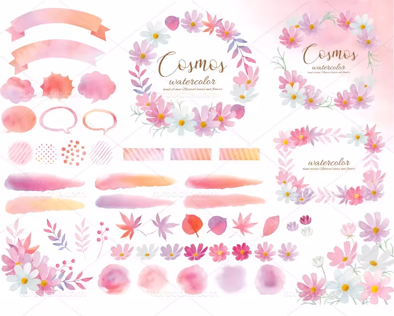 وکتور گل و گلبرگ | گرافیک با طعم تربچه