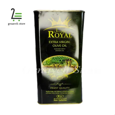 روغن زیتون بی بو مارک رویال اعلا پک 4 عددی حلبی