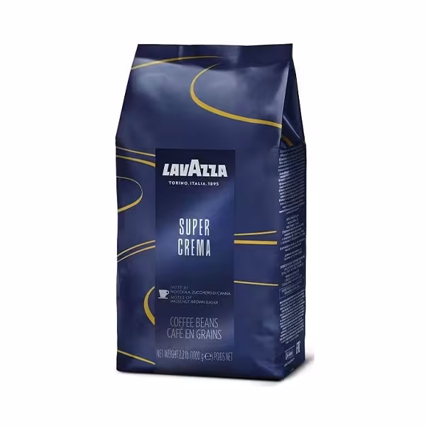 دانه قهوه لاوازا سوپر کرما