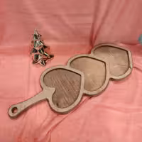 راکتی قلبی 3 جنس چوب 