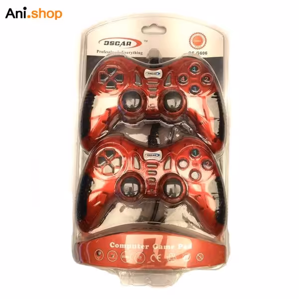 گیم پد دوبل شوک دار OSCAR مدل OS-G606 کد 41
