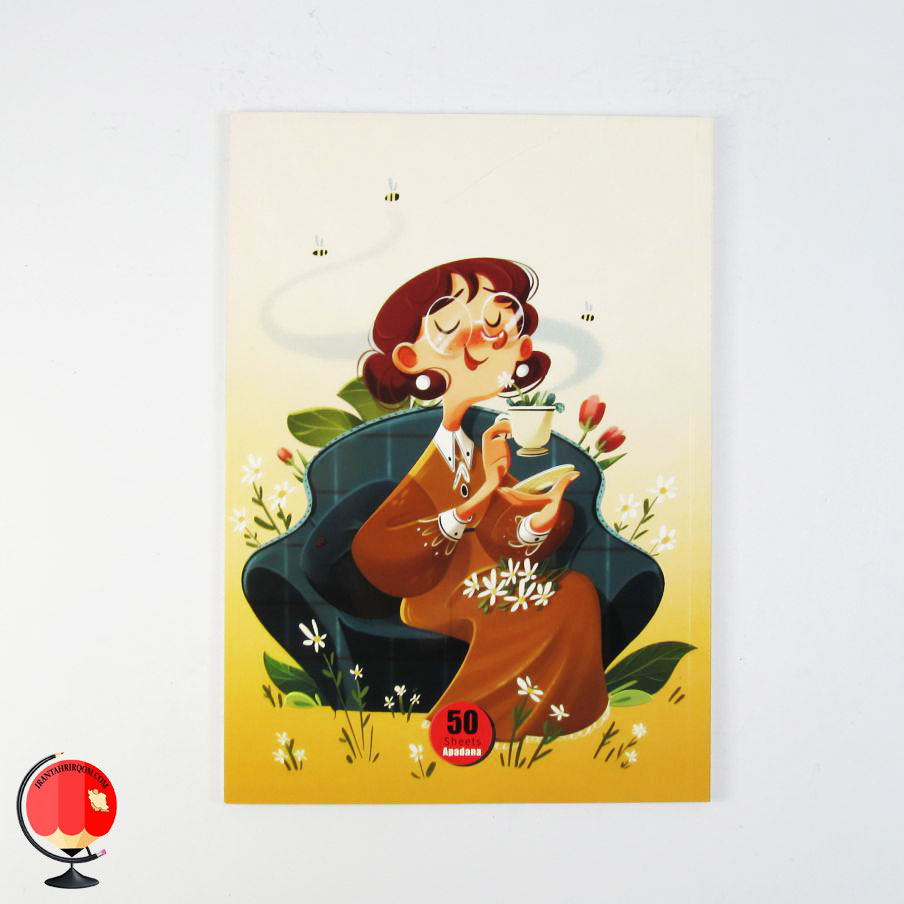 دفتر مشق 50 برگ طرح آرامش آپادانا