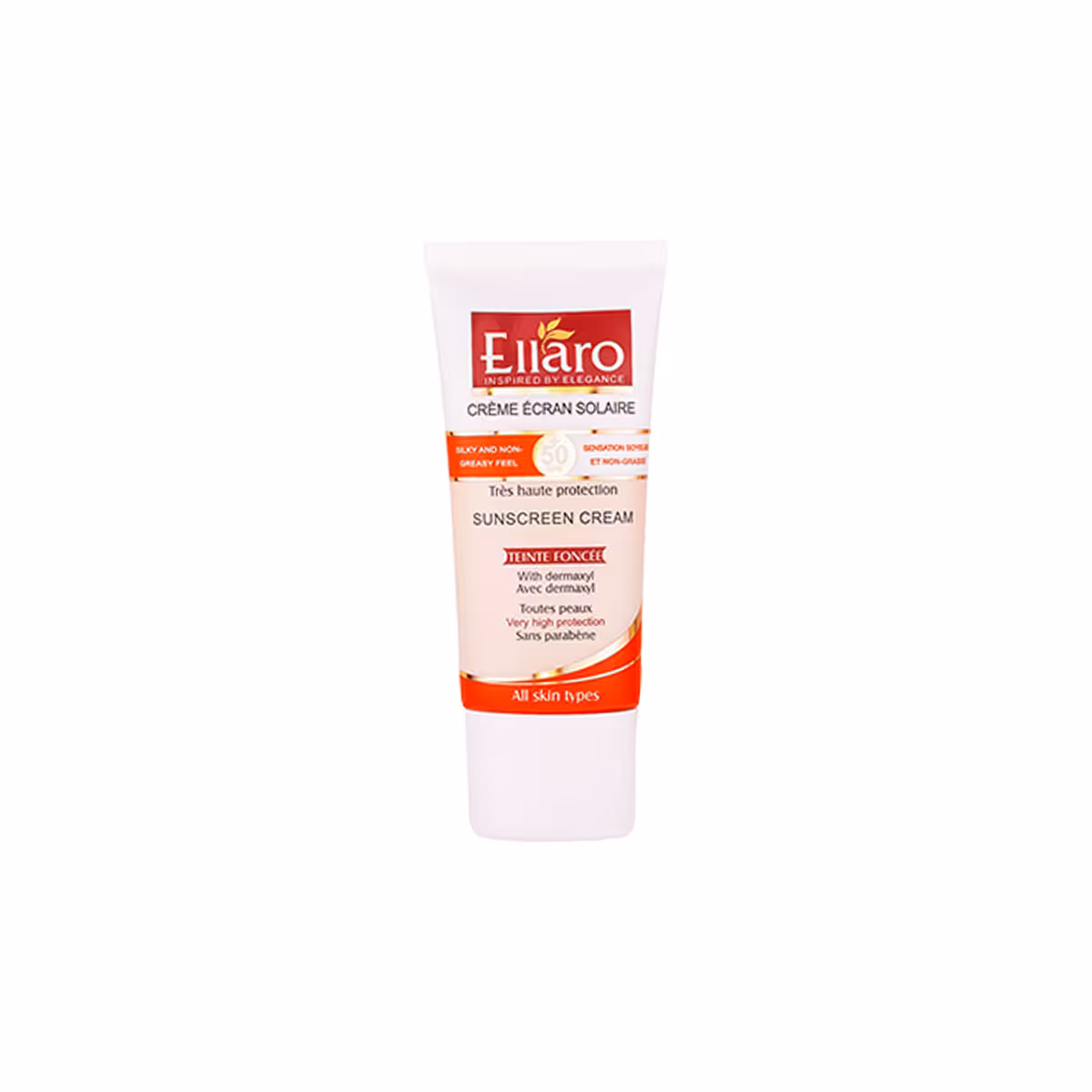 کرم ضد آفتاب انواع پوست بژ طبیعی الارو (SPF50)