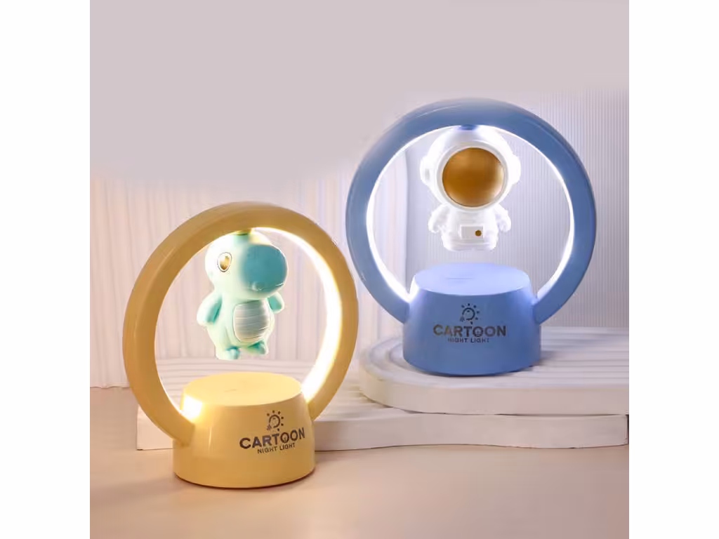 چراغ خواب حلقه ای دایناسور و فضانورد شارژی
