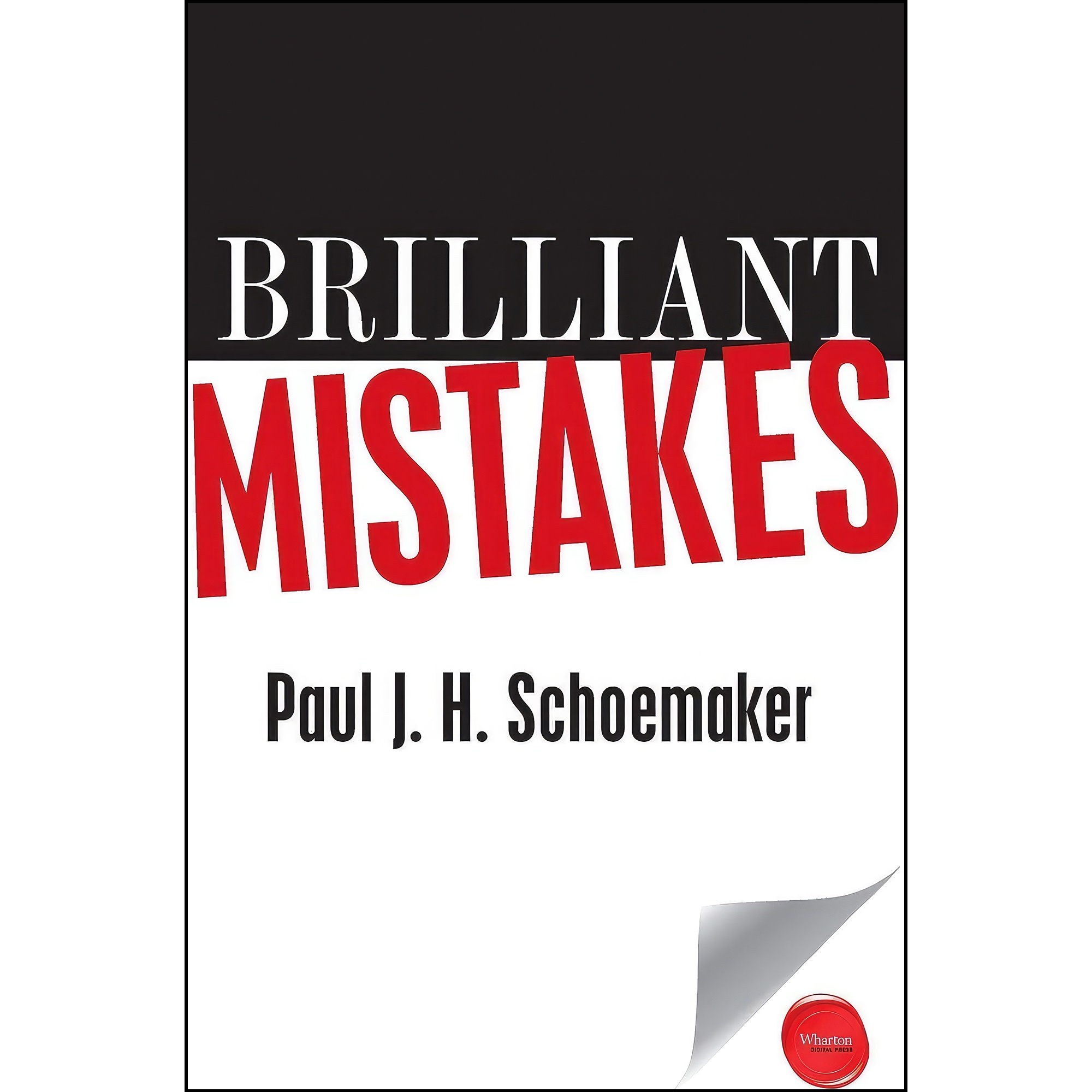 کتاب زبان اصلی Brilliant Mistakes اثر Paul J H Schoemaker