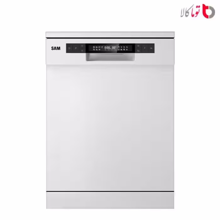 ماشین ظرفشویی سام مدلDW-186W  سفید گارانتی سام سرویس