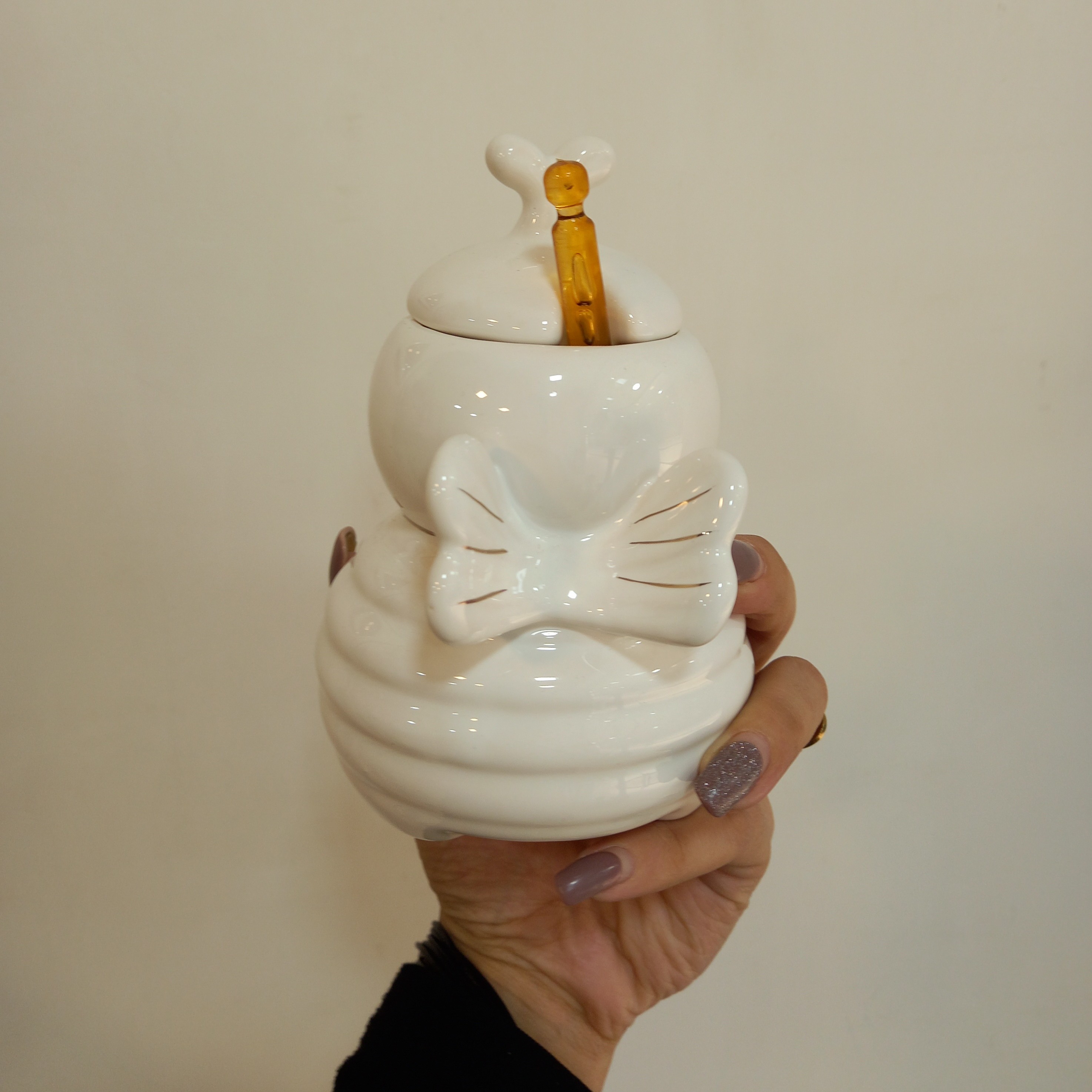 عسل خوری زنبور سرامیک