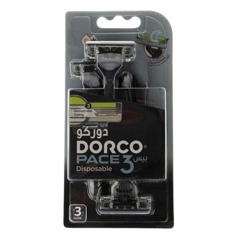 خودتراش ژیلت دورکو 3 تیغ 3 عددی DORCO