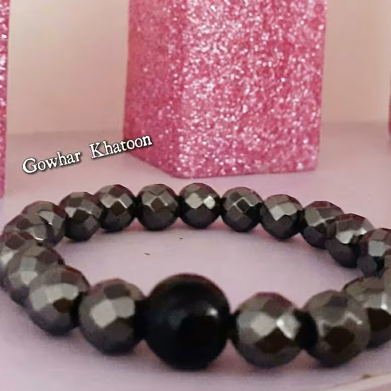 دستبند حدید تراش و انیکس طبیعی