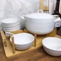 سرویس سوپ خوری با استند وارمردار وگاتی
