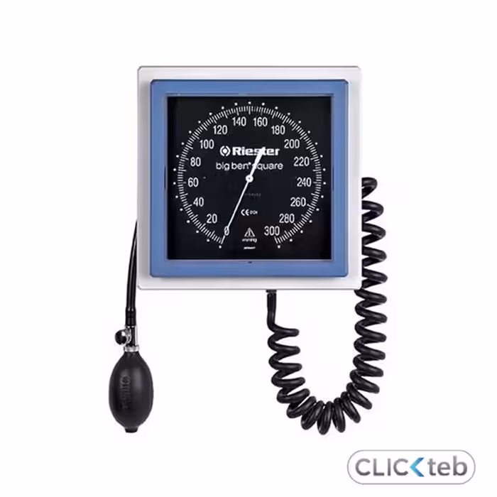 فشارسنج عقربه ای دیواری مربع ریشتر مدل BIG BEN 1465 (اوریجینال   گارانتی اصلی)