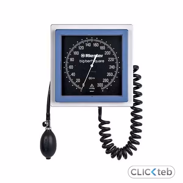 فشارسنج عقربه ای دیواری مربع ریشتر مدل BIG BEN 1465 (اوریجینال   گارانتی اصلی)