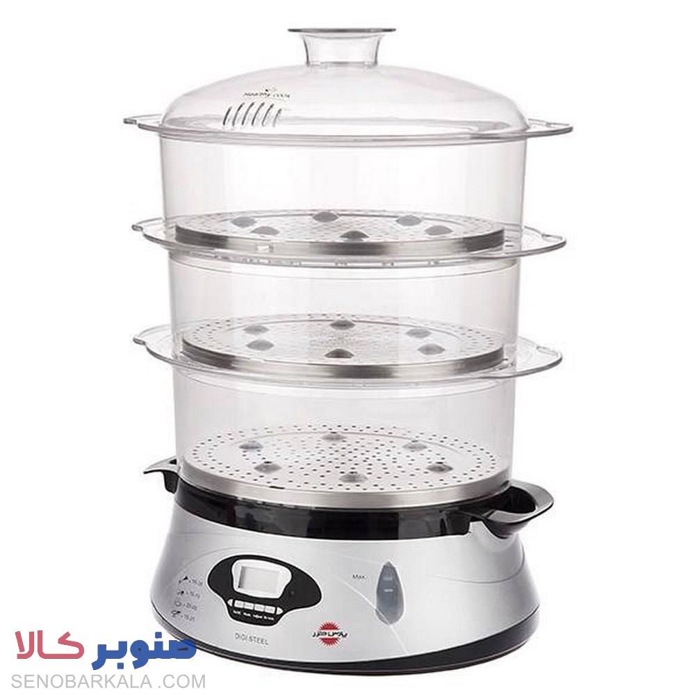 بخارپز پارس خزر مدل Digi Steel - صنوبرکالا