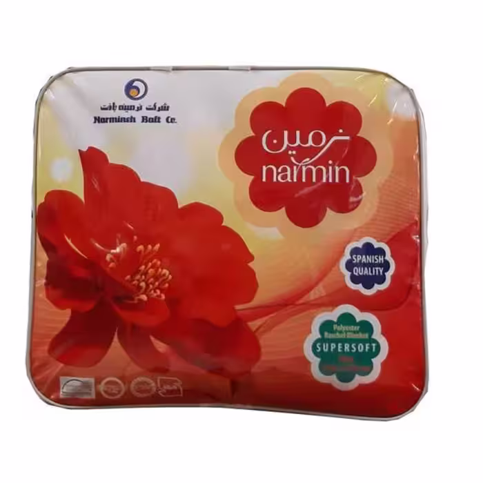 پتو نرمینه یکنفره طرحدار اورجینال سایز 160در220 وزن بالا ساکدار کد  02