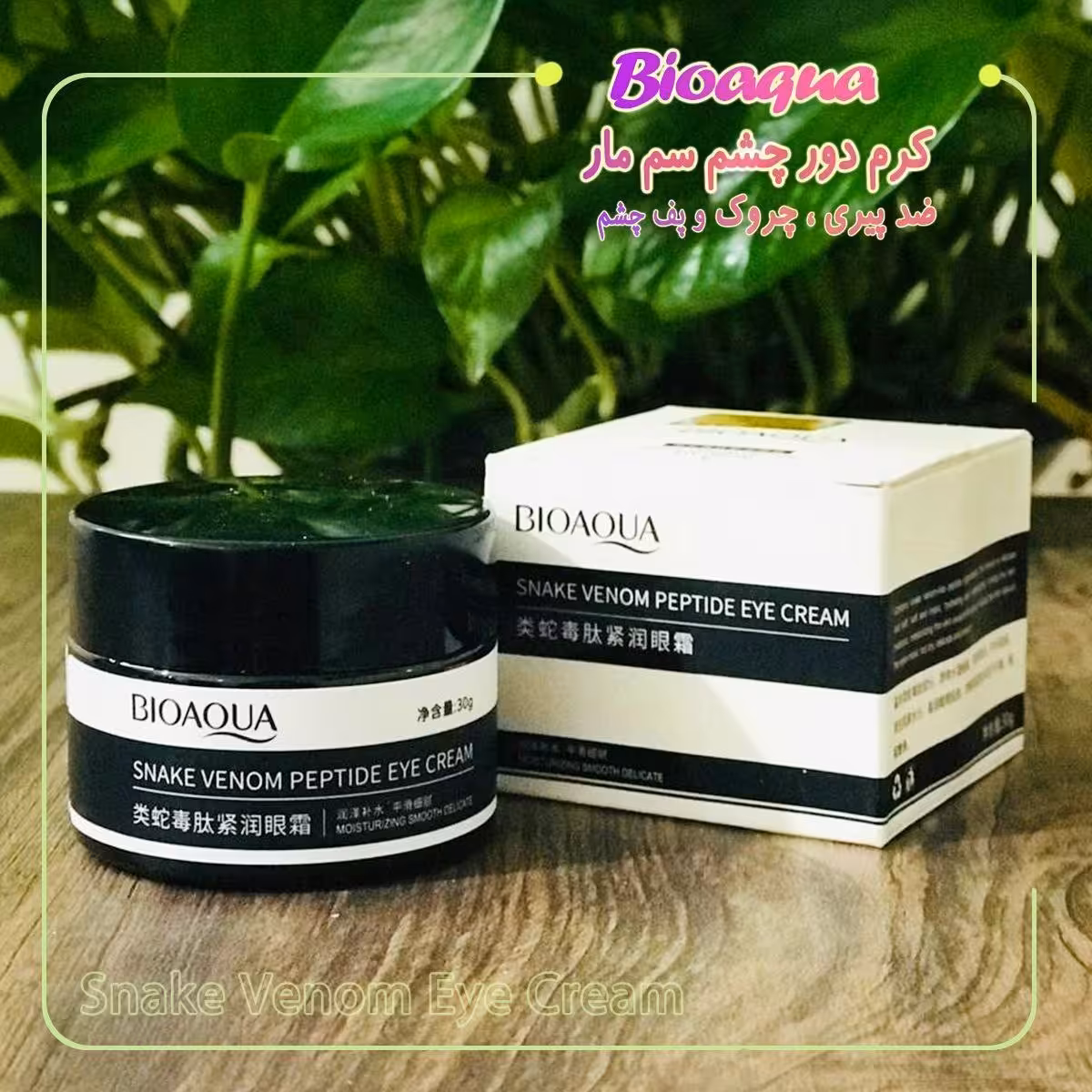 کرم دور چشم مار بیواکوا