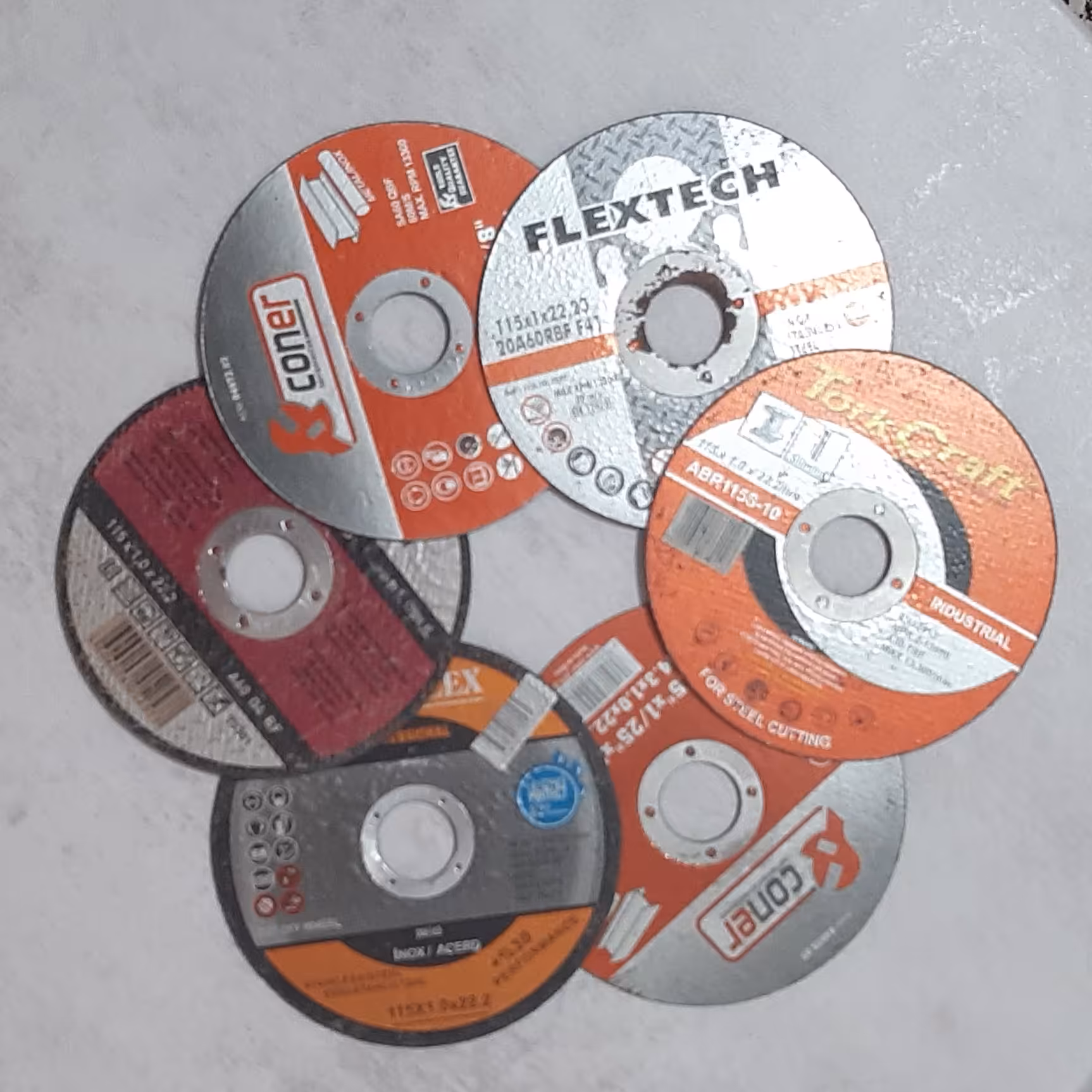 مینی صفحه سنگ فرز  استیل بر(بسته 5 عددی)