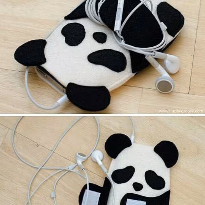 کاور گوشی و نگهدارنده هندزفری پاندایی