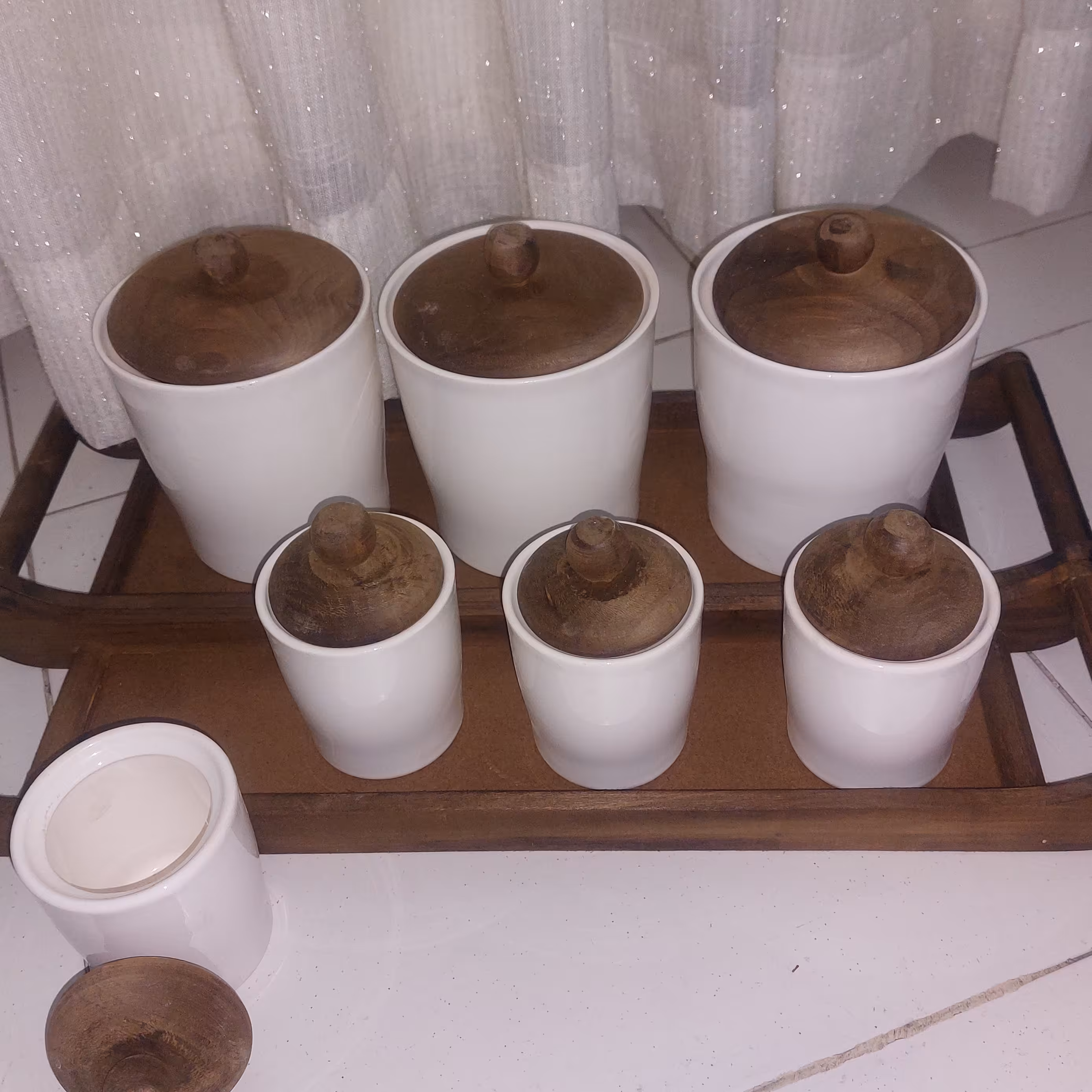 پا سماوری  سرامیکی استوانه ای