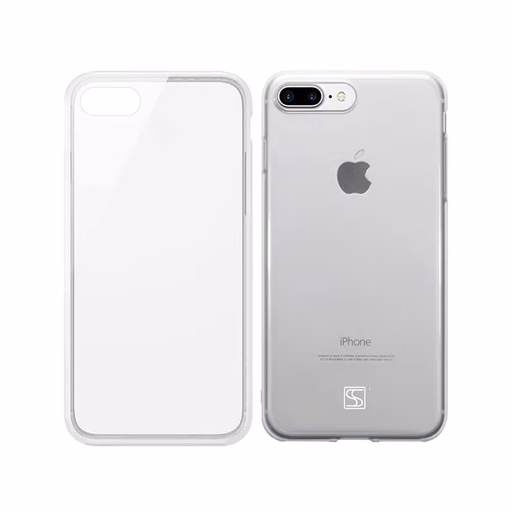 قاب ژله ای شفاف گوشی آیفون 8 پلاس - 7 پلاس مدل Clear TPU
